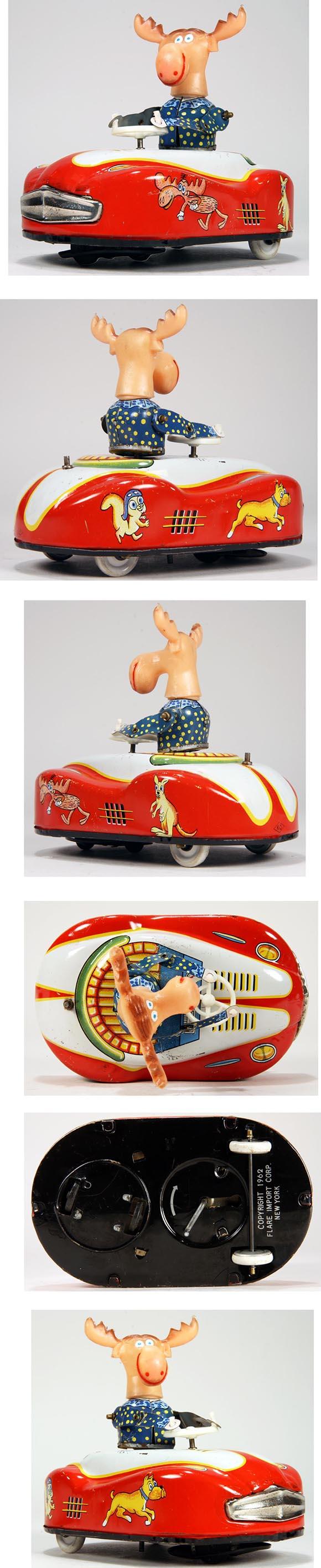 1962 Yoshiya, Mechanical Rocky and Bullwinkle Car